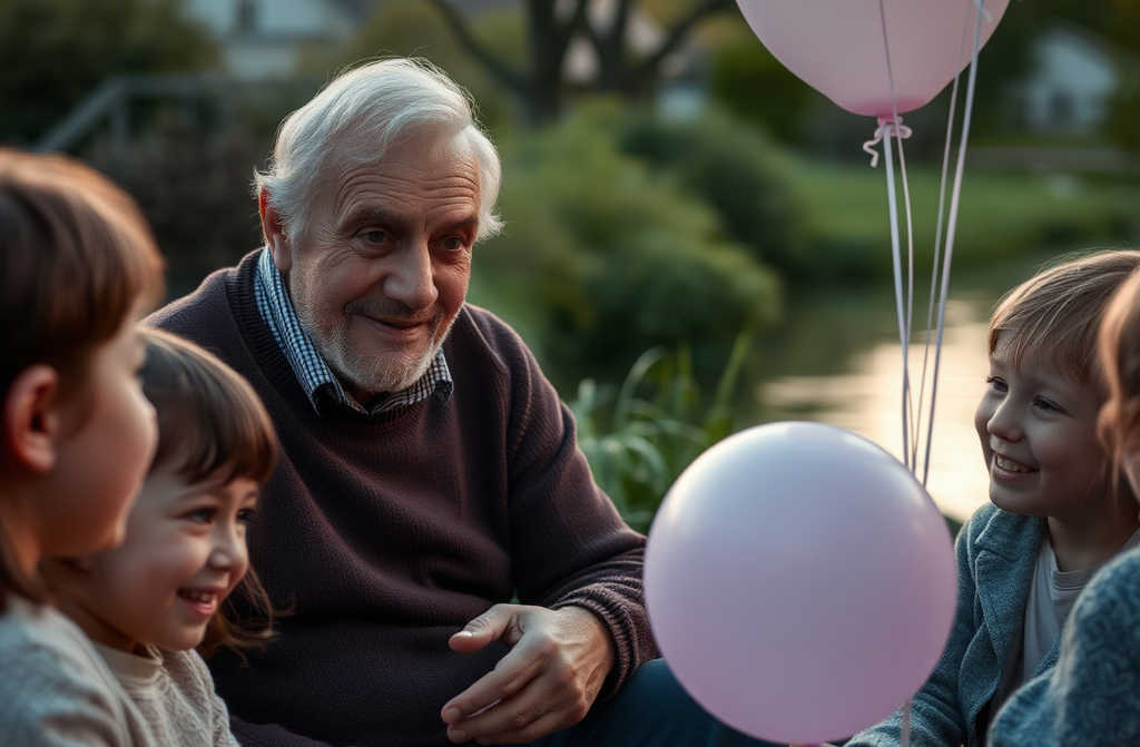 Nadszedł czas jego siedemdziesiątych urodzin, wychował troje dzieci. Sam. Żona zmarła trzydzieści lat temu, a on…