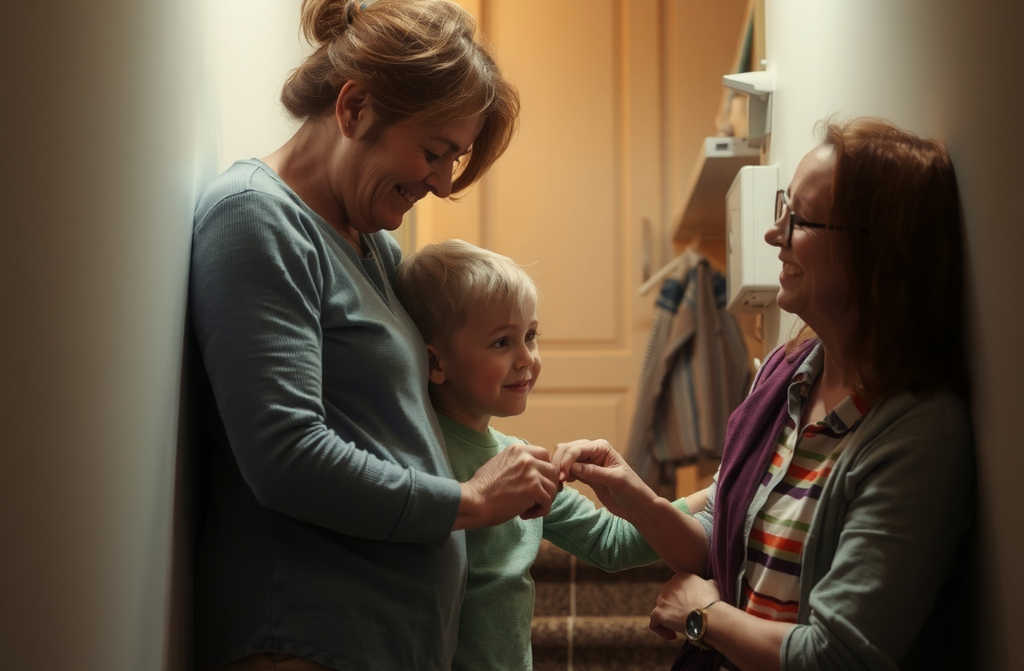 Proszę Pani, znowu zabrała Pani syna do pracy? Nie jest Pani trochę wstyd? Przeszkadza nam to. Jest głośny. Już mówiliśmy, iż jeżeli jeszcze raz go Pani przyprowadzi, zrezygnujemy z Pani usług!