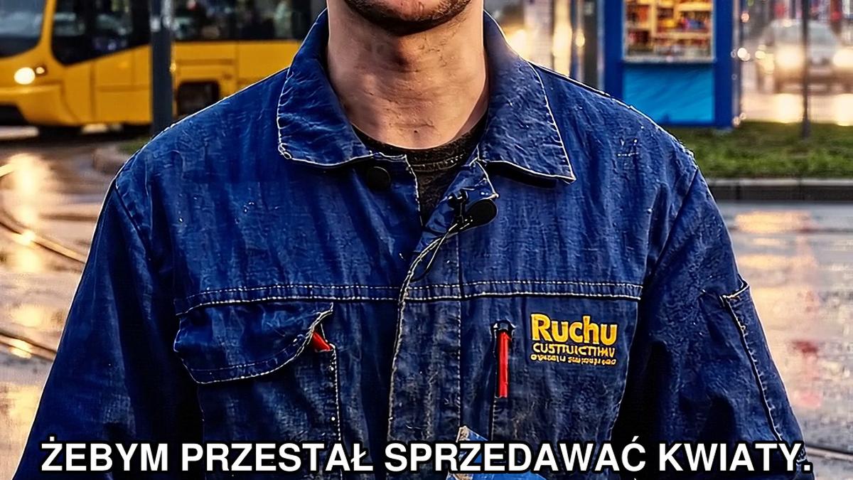 Kwiaty przy rondzie